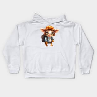 Back To School Cow Kids Hoodie